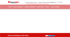 Desktop Screenshot of odontomax.com.br
